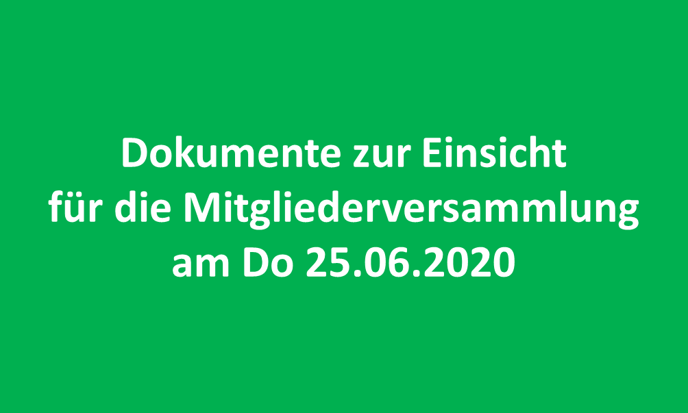 Geschützt: Dokumente zur Jahreshauptversammlung!