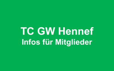 SAVE THE DATES |TC GW Hennef