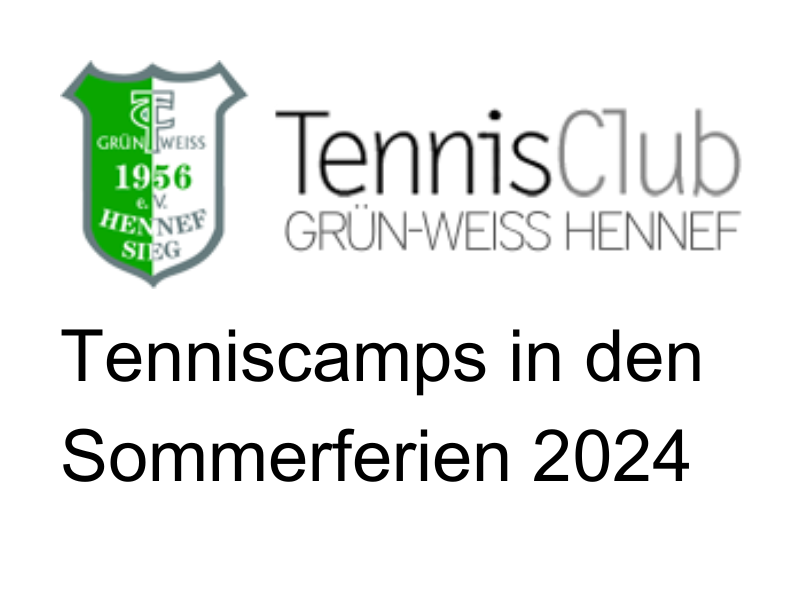 Tenniscamps in den Sommerferien 2024